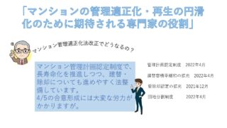 マンションの管理適正化・再生の